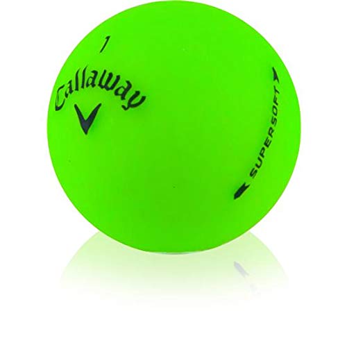 Callaway Golf Supersoft Matte Green Personalized Golf Balls