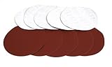 ALEKO 10 Pieces 80 Grit Sanding Discs Sander Paper for Drywall Sander