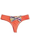 Pink Queen® Women's Sexy Candy Color Bow Brazilian Bikini Bottom Swimwear