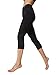 Boody Body EcoWear Women’s Calf Length Legging Made From Natural Organic Bamboo Viscose – Soft Breathable Eco Fashion For Sensitive Skin - Black, Small