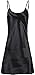Simplicity Women's Sexy Silky Satin Chemise Nighttime Lingerie Sleepwear