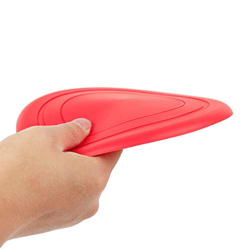 VizGiz 4 Pack Dog Flying Disc Toy Pet Fly Frisbee Toys Soucer Pet Training Supplies Outdoor Indoor Soft Rubber 18cm Non-Toxic Health Interactive Flyer Tooth Resistant Random 4 Colors - Thumbnail 5