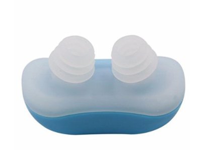 Dragon HonorÂ® Anti Snoring Snore Free Snore Stopper Magnetic Silicone Nose Clip Sleeping Device (Three colors) (Blue)
