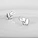 YAXING 925 Sterling Silver Nickel Free Mini Good Luck Elephant Stud Women Earrings (Elephant Stud Earring)