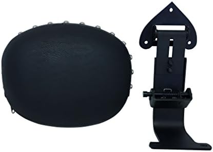 Studded Round - Fully Adjustable Driver's Backrest for Honda Shadow VT1100 Ace / Ace Tourer