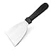 New Star Foodservice 38323 Plastic Handle Slant Edge Grill Scrapers, 4 by 8.5-Inch, Black