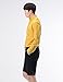 NEARKIN (NKNKN350 Beloved Men Henley Neck Long Sleeve Daily Look Linen Shirts Mustard US XL(Tag Size XL)