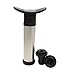 Vacuum Wine Saver Pump Preserver with 2 Vacuum Wine Stoppers,Black– Stainless Steel,Food Grade Material,Keep Wine Fresh and Flavorful for 15 Days