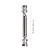 RC Car Drive Shaft, Metal RC Rear Middle Drive Shaft for FY-01/02/03/04/05 / Wltoys 12428/12423 Car Upgrade Part Accessory