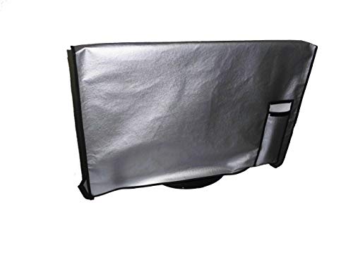 47" Flat Panel TV Cover with pocket for Remote Vinyl Padded Dust Covers. Ideal for Outdoor Locations. (Certified Refurbished)