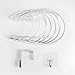 Senbowe 5 Pack Door & Wall Mounted Hat Rack,Cap Rack, Baseball Cap Holder Organizer for Baseball, Caps, Kitchen, Closet (Door Hooks and Sticky Hooks Include)