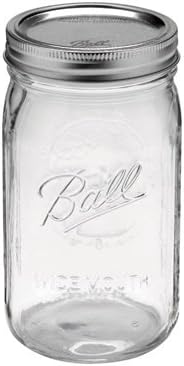 Amazon Ball 瓶 メイソンジャー 32oz クリア ワイド蓋 保存容器 キャニスター 通販