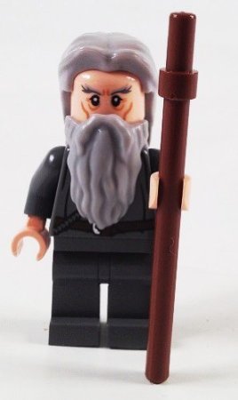 Lego Lord of the Rings Minifigure: Gandalf the Grey with Staff