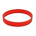M-Online Silicone Bracelets Blank Adult Rubber Wristbands Mixed Colors 12pcs/Pack Party Accessories Favor