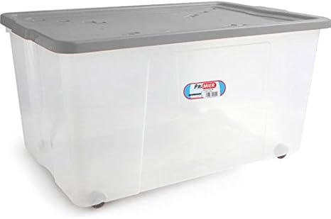 CAJA ORGANIZADORA C/RUEDAS 150L: Amazon.es: Hogar