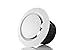 HG Power 4 Inch Soffit Vent, Adjustable Air Vent Cover, ABS Round Ceiling Vent Covers for Living Room, Attic, Bathroom, Kitchen, Ventilation Use, White - Opening Size 3.59