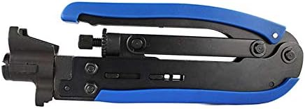 F-Connector Tool,Dechengbao RG59 RG6 RG11 Coaxial Tool Adjustable Compression Tool,Cable Connector Tool