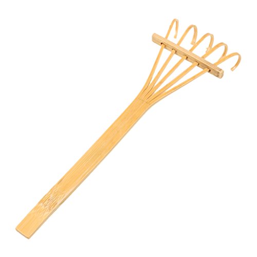 Blesiya Zen Garden Sand Tray Stone Wooden Rake Sands Home Room Fengshui Ornament #2 - Natural Bamboo Rake