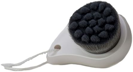 Second Generation Soft Bristle Face Wash Brush for Deep Pore Cleansing by Epicurean Beauty. Massage away dirt, oil and makeup when using with your favorite face wash (Black on Pearl)