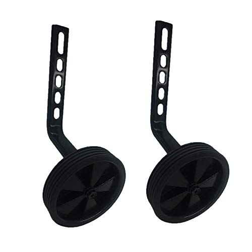 HUWAY Training Wheels for Children's Bicycle stabiliser (for 14 16 18 20 inch Bike) (Black)