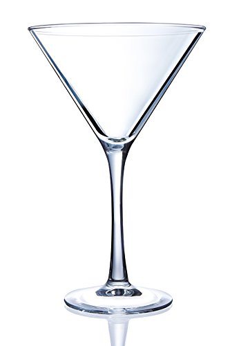 Arc International N1963 Luminarc 4 Piece Cachet Martini Glass Set, 10 oz, Clear
