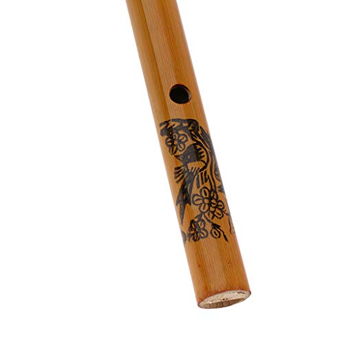 MagiDeal Finest Chinese Bamboo Flute Xiao Woodwind Musical Instrument 33cm/12.99inch
