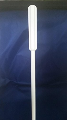 JCBlinds Vertical Blind Wands With Handle, 33 inches, White or OffWhite (White)
