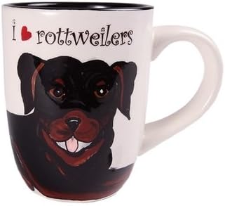 Pavilion Rescue Me Now Rottweiler Mug, George, 12-Ounce, 4-1/4-Inch