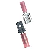 Ancor 230828 Marine Grade Electrical Nylon Insulated Double Crimp Funnel Entry Disconnects with Insulation Grip (Female, Female12 to 10-Gauge, 4-Pack)