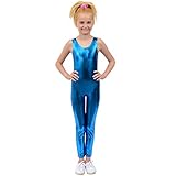 Stretch is Comfort Kid's Metallic Tank Barbie Unitard SC