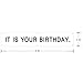 Maplelon IT is Your Birthday Banner, The Office Themed Birthday Party Sign