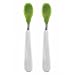 OXO Tot Feeding Spoon Set with Soft Silicone- Green