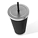 Hot or Cold - Stainless Steel Drink Tumbler - Double Wall Vacuum Insulated -16oz. Capacity - Matte Black
