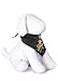 Tail Trends Happy New Year Dog Bandana Black for Medium to Large Sized Dogs - 100% Cotton
