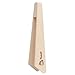 Redecker Untreated Beechwood Toast Tongs, Set of 2, Non-Conductive Natural Material, Safely Retrieve and Serve Toast, 7 inches, Made in Slovenia
