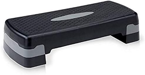 Flawsome Plastic Aerobic Stepper with Adjustable Height (Black)