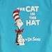 Dr. Seuss Short Sleeve Bodysuit and Pants, Blue Cat, 6 Months