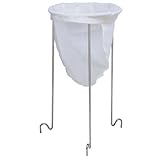 Norpro 614 Strainer Stand, White & Silver