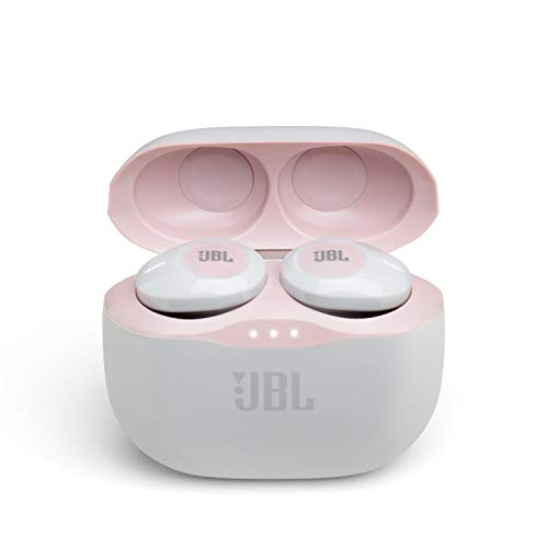 JBL Tune 120TWS True Wireless in Ear Headphones with 16 Hours Playtime, Stereo Calls & Quick Charge (Pink)