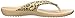 crocs Women's Kadee II Leopard Print Flip Flop, Gold, 10 M US
