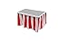 Playscene Red & White Striped Table Skirt Carnival Circus Decorations (1)