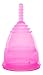 BPA/Dioxin Free Silicone Menstrual Cup with Bag (Pre-Birth, Pink)