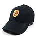 Genuine Porsche Black Crest Logo Cap