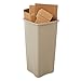 Rubbermaid Commercial Products Untouchable Square Trash Can 23G Black, for Offices/Mailrooms/Schools/ClassroomsAreas of High Waste Generation