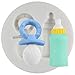 Funshowcase Sugarcraft Baby Feeding Bottle and Pacifier Candy Silicone Mold for Cake Cupcake Decorating, Crafting, Polymer Clay, Resin