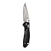 Benchmade 551 Griptilian Plain Drop-Point Satin Finish Knife (Black Nylon Handle)
