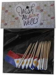 Philippines Toothpick Flag Cupcake Toppers *Set of 20*