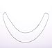 Nickel Plated Ball Chain - (50PACK) - Dog Tag Chains Necklace - Metal Bead Chains 24 Inches Long Ball Size 2.4mm #3 Adjustable Jewelry Findings - Veteran Owned Company