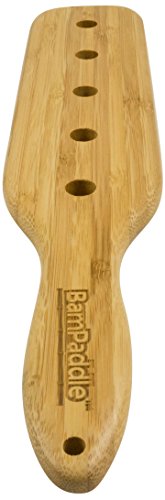 BamPaddle Bamboo Spanking Paddle - 14" Spanking Paddle with Airflow Holes, Light Weight and Super Durable with Beautiful Smooth Finish