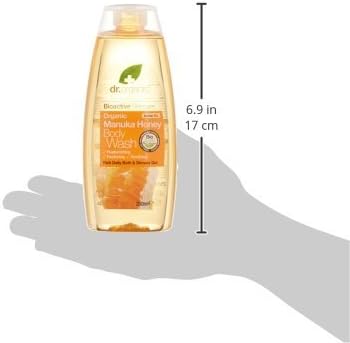 Dr Organic Manuka Honey Body Wash, Shower Gel, Dry Skin, Mens, Womens, Natural, Vegetarian, Cruelty-Free, Paraben & SLS-Free - Image 5